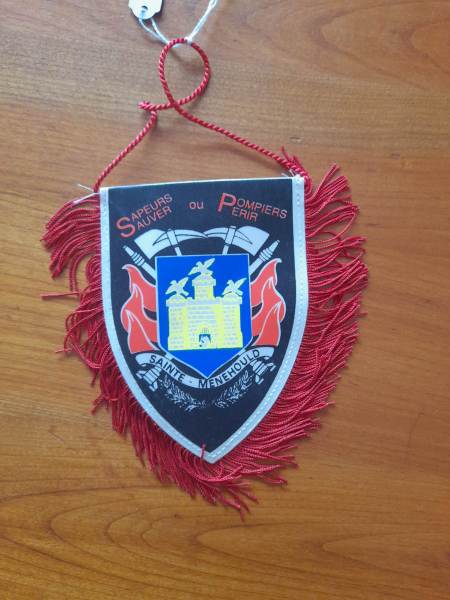 Fanion sapeur pompier sainte menehould