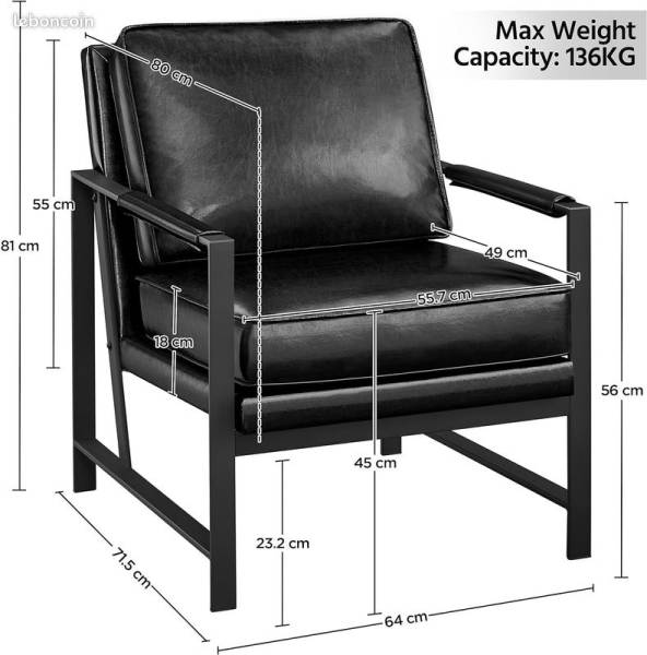 Vente Fauteuil confortable de salon