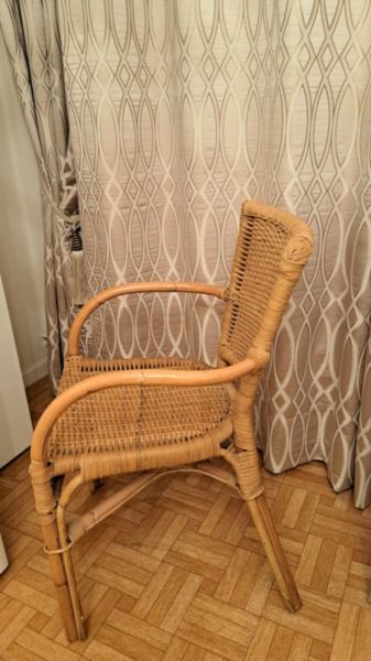 Fauteuil en osier pas cher
