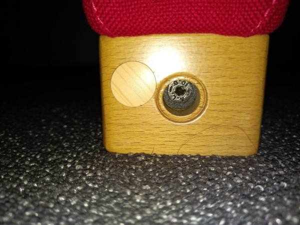 Fauteuil strapontin bois et m&eacute;tal avec accoudoir pas cher