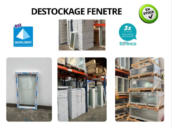 Fenêtre en stock disponible de suite sur albon