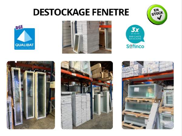 Vente Fenêtre en stock disponible de suite sur aleyrac