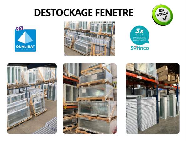 Fenêtre en stock disponible de suite sur allan