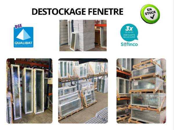 Fenêtre en stock disponible de suite sur ambérieu-