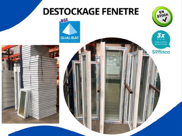 Fenêtre en stock disponible de suite sur aurillac