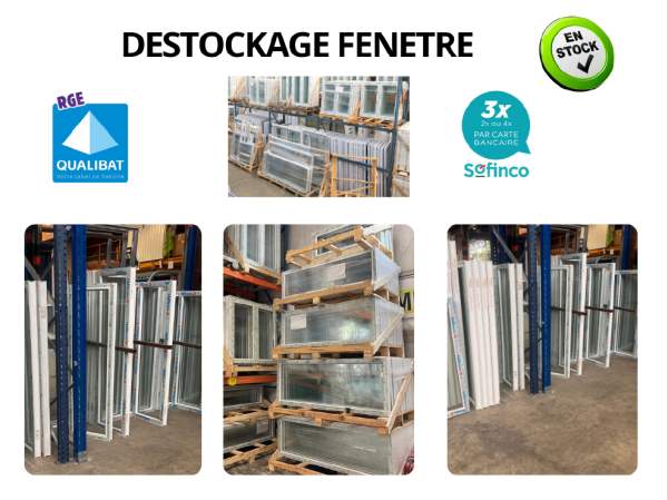 Fenêtre en stock disponible de suite sur annemasse