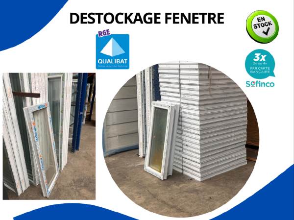 Fenêtre en stock disponible de suite sur saint-flo