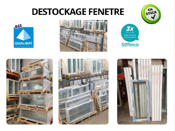 Fenêtre en stock disponible de suite sur annonay