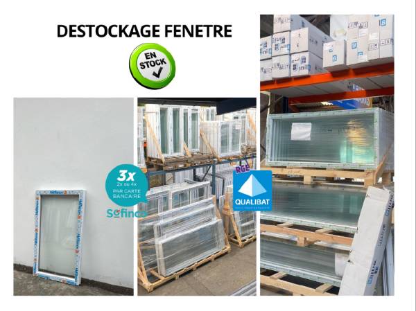 Fenêtre en stock disponible de suite sur asnières-