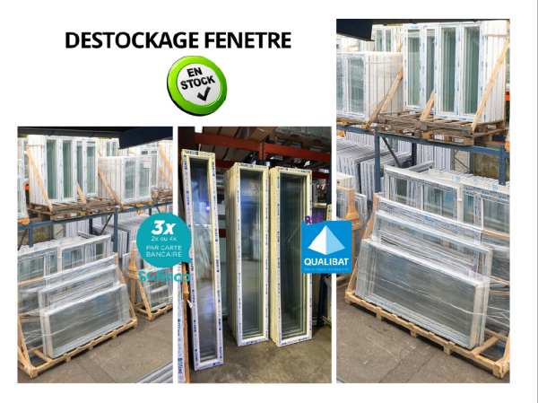 Fenêtre en stock disponible de suite sur aulnay-so