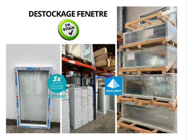 Fenêtre en stock disponible de suite sur aureilhan