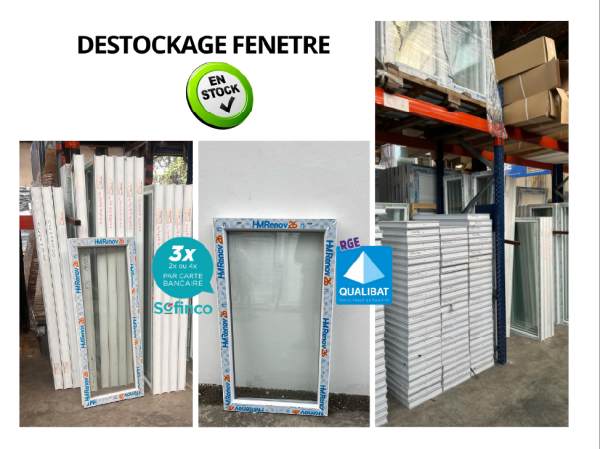 Fenêtre en stock disponible de suite sur bagnères-