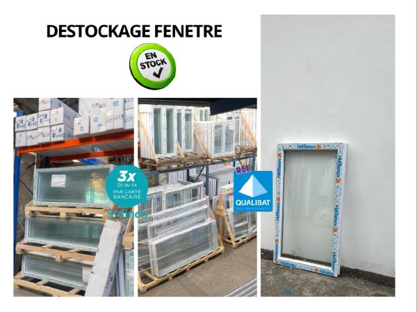 Fenêtre en stock disponible de suite sur boulogne-