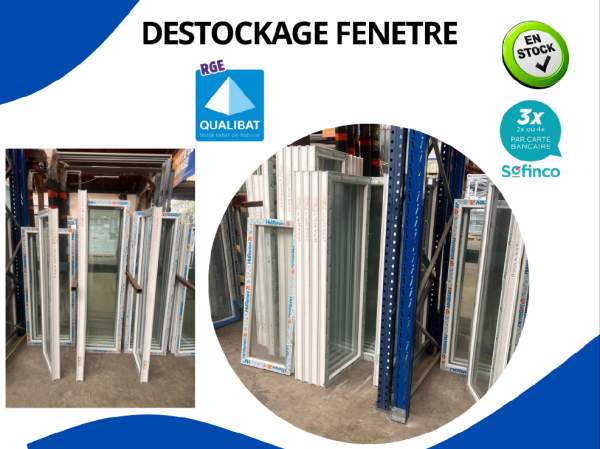 Fenêtre en stock disponible de suite sur bourges