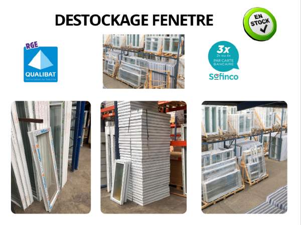 Fenêtre en stock disponible de suite sur bourgoin-