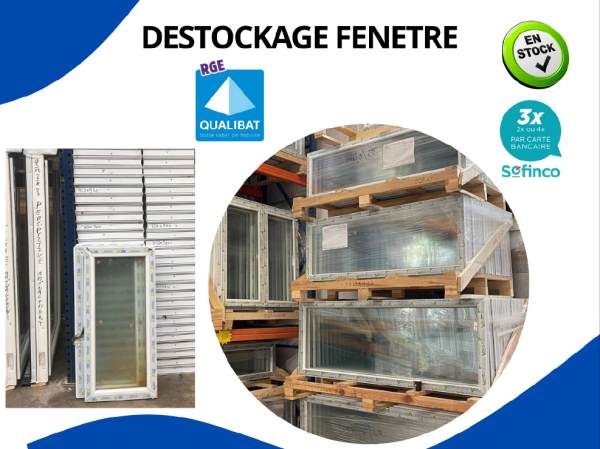 Fenêtre en stock disponible de suite sur brive-la-