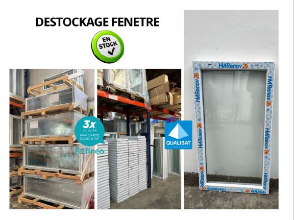 Fenêtre en stock disponible de suite sur chelles