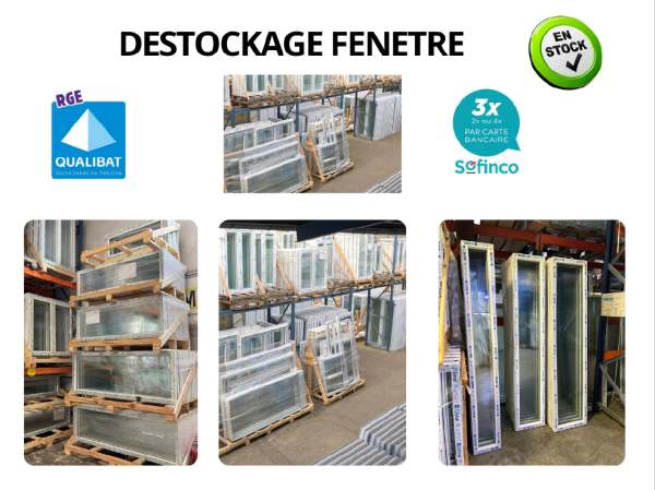 Vente Fenêtre en stock disponible de suite sur chenôve