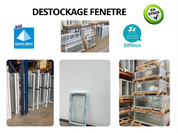 Fenêtre en stock disponible de suite sur cluses