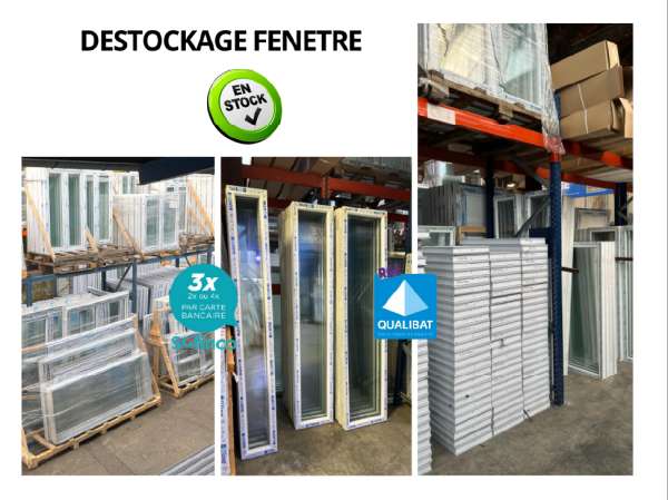 Fenêtre en stock disponible de suite sur corbeil-e