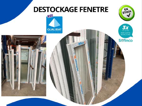 Fenêtre en stock disponible de suite sur cosne-cou