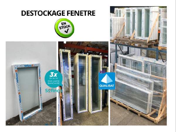 Fenêtre en stock disponible de suite sur courbevoi