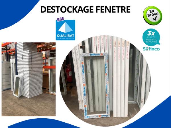 Fenêtre en stock disponible de suite sur cusset