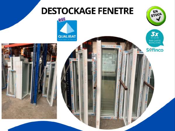 Fenêtre en stock disponible de suite sur decize