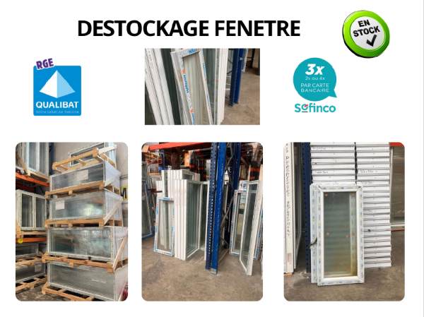 Vente Fenêtre en stock disponible de suite sur dijon