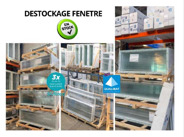 Fenêtre en stock disponible de suite sur Évry-cour