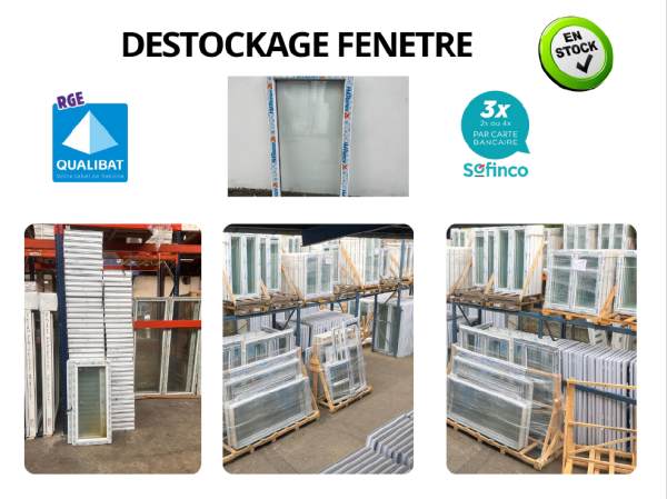 Fenêtre en stock disponible de suite sur firminy