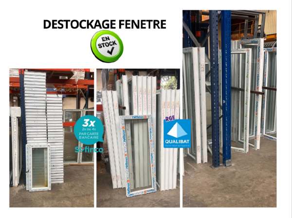 Fenêtre en stock disponible de suite sur foix