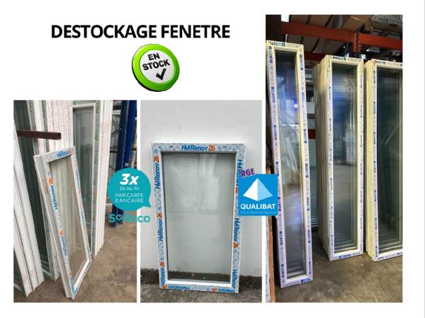 Fenêtre en stock disponible de suite sur garges-lè