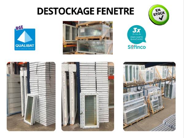 Fenêtre en stock disponible de suite sur lyon 1