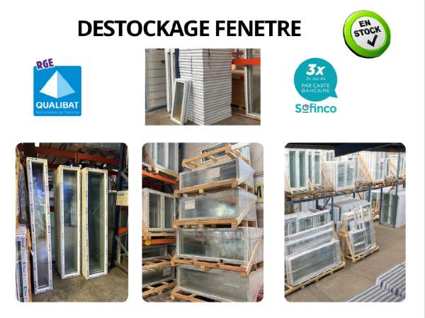 Fenêtre en stock disponible de suite sur lyon 3