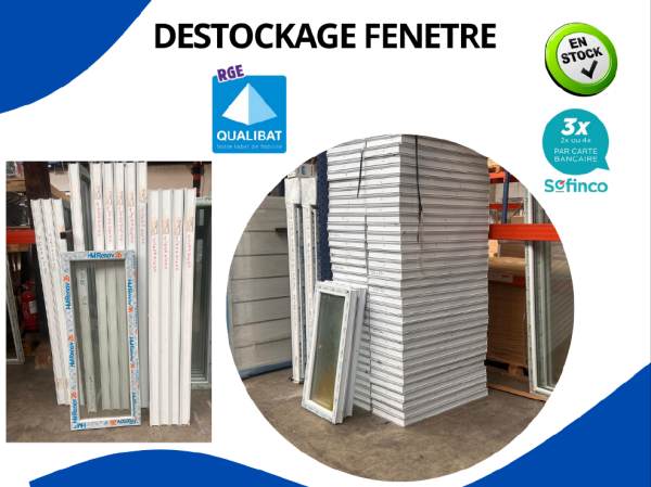 Fenêtre en stock disponible de suite sur mâcon