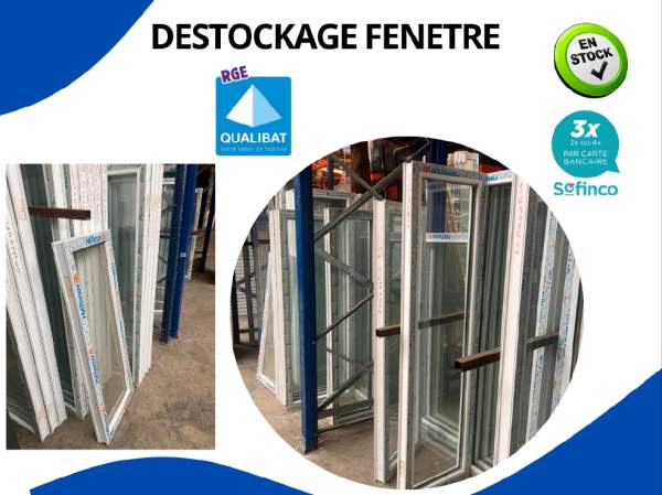 Fenêtre en stock disponible de suite sur mauriac