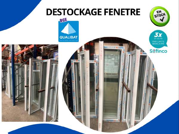 Fenêtre en stock disponible de suite sur montreuil