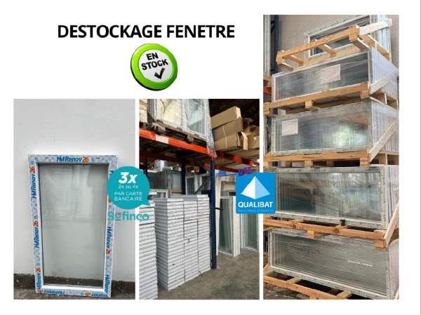 Fenêtre en stock disponible de suite sur paris 18e