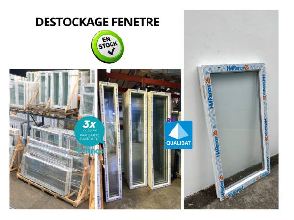 Fenêtre en stock disponible de suite sur pontault-