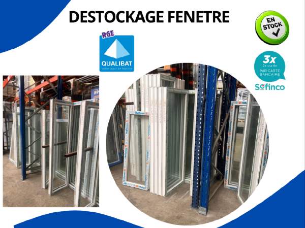 Fenêtre en stock disponible de suite sur saint-ama