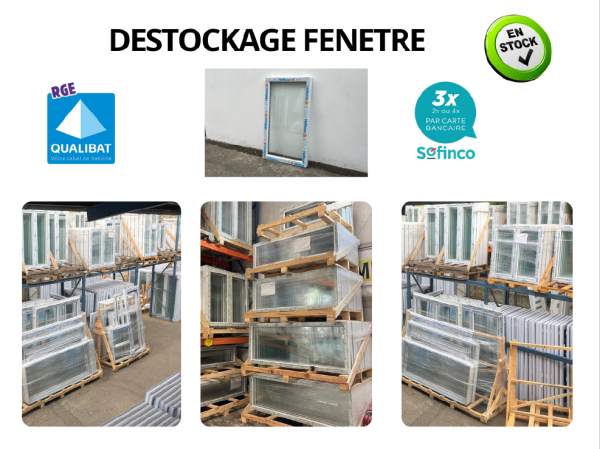 Fenêtre en stock disponible de suite sur saint-cha