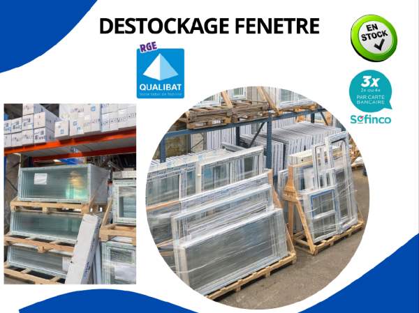 Vente Fenêtre en stock disponible de suite sur saint-cla