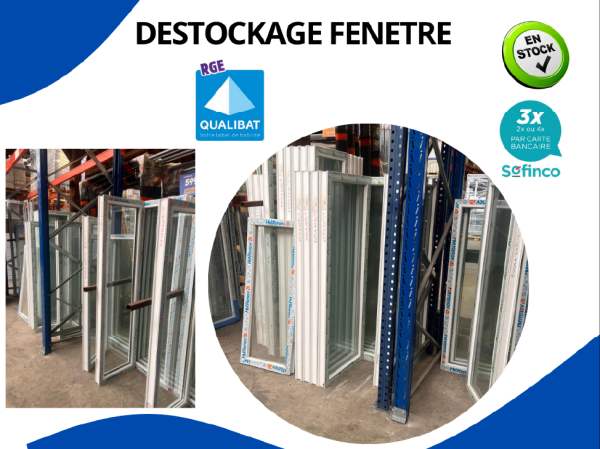 Fenêtre en stock disponible de suite sur saint-dou