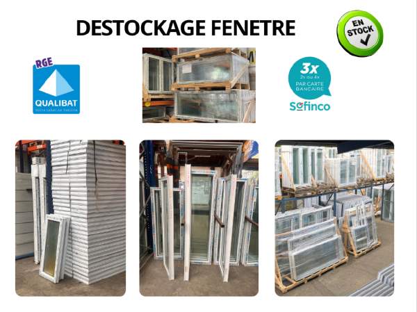 Fenêtre en stock disponible de suite sur saint-mar