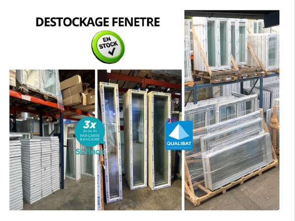 Fenêtre en stock disponible de suite sur saint-mau