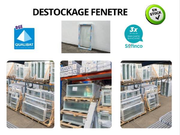 Fenêtre en stock disponible de suite sur sallanche