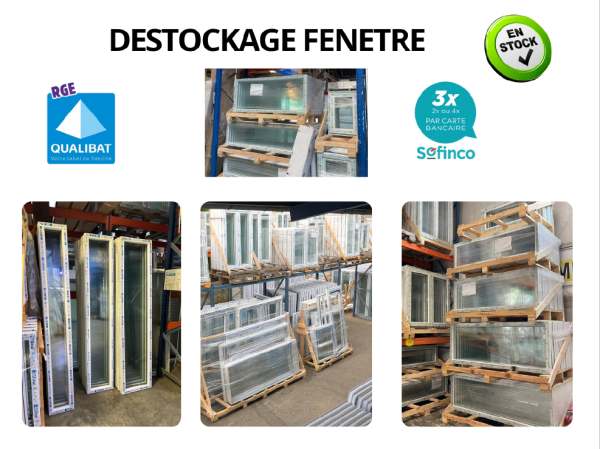 Fenêtre en stock disponible de suite sur sallanche