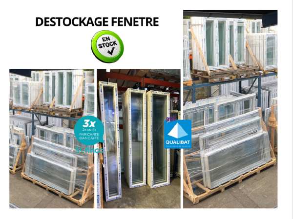 Fenêtre en stock disponible de suite sur arpajon-s pas cher