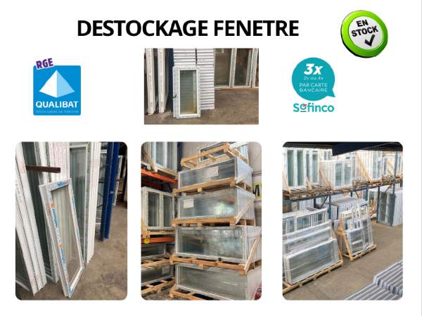 Fenêtre en stock disponible de suite sur tournon-s